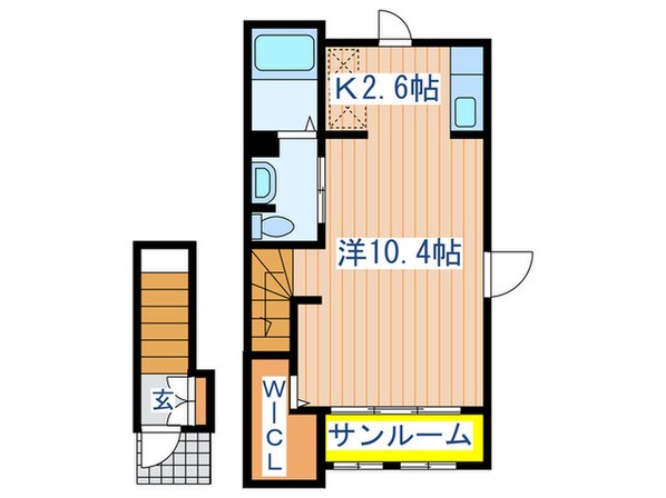 リヴェールの物件間取画像